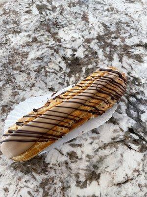 Wonderful coffee eclair