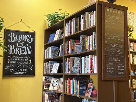 Some of the books for sale and upcoming events