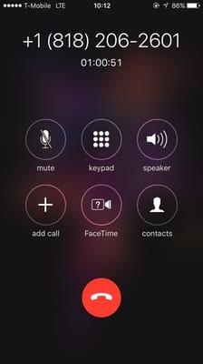 I've been on hold for an hour