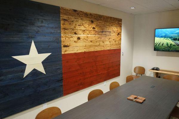 Our Texas pride conference room at the NonBounce offices! SATX!