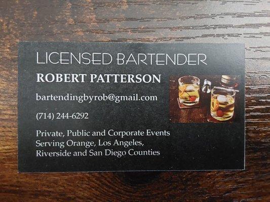 Bartending by Rob