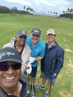 Golfing with my buddies