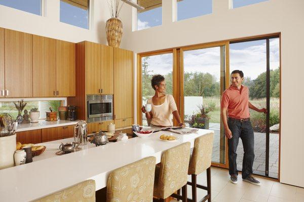 Our screens can also be used on multi-slide doors.