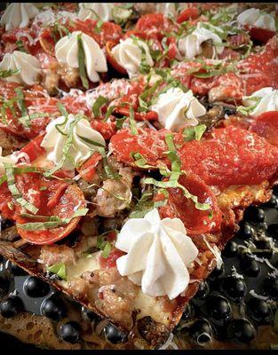 The "Detroit Vs Everybody" Detroit style pizza #1 seller on our menu