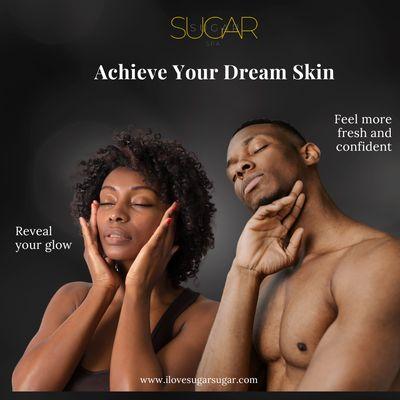 Whether it's clearer, glowing, or more youthful skin, Sugar Sugar Spa has the treatments and expertise to get you there.