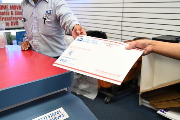 USPS picking up mail