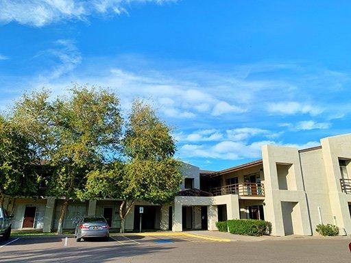 The front of our office building.