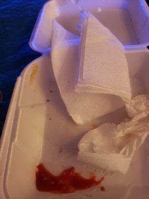 The remains of good food