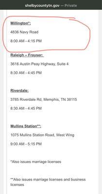 Shelby County Clerk's Office - Millington
