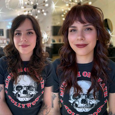 Before and after color by savanna