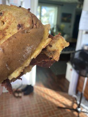 A sandwich with hair!