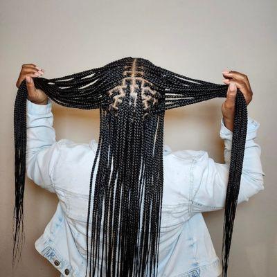 Knotless braids