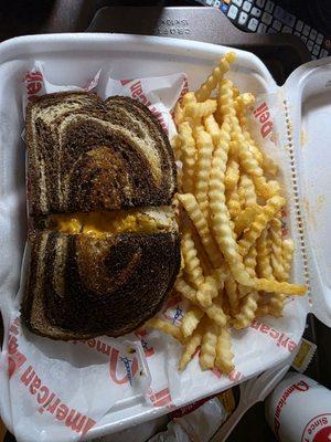 Reuben sandwich & fries