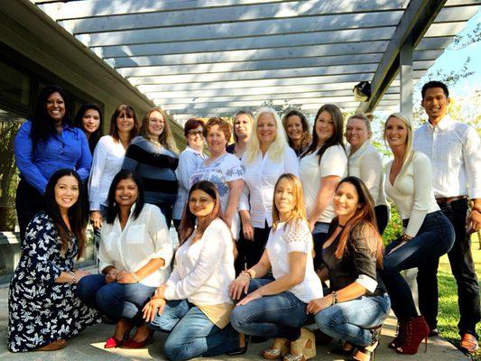 Our amazing staff at our 2017 thanksgiving holiday party.