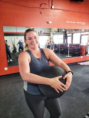 Hard work and all smiles!