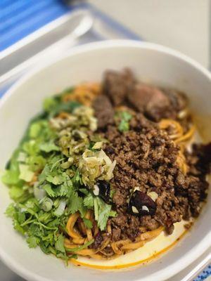 Will order again, this restaunrant is for people who loves spicy and craving dired noodles. Recommend!!!