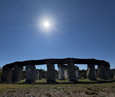 Stonehenge II with the Sun