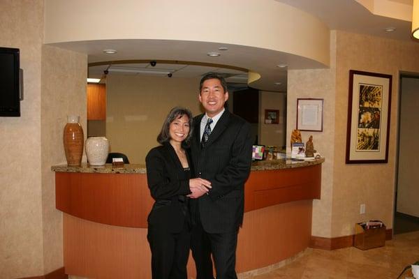Dr. Tatsusta and husband Matthew Okui