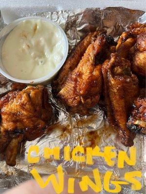 Chipotle chicken wings.