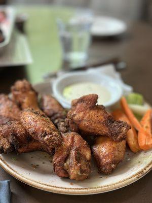 Smoked wings appetizer