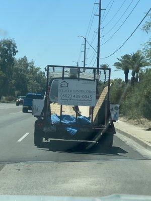 The van that nearly caused an accident.