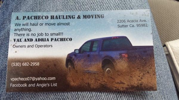 A Pacheco Hauling