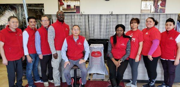 Our hard-working staff!