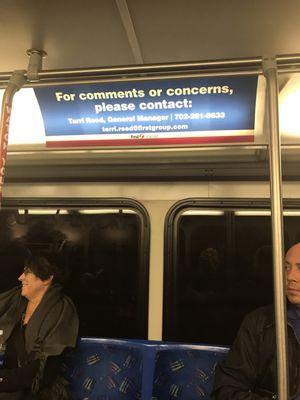 I like that this info is clearly posted.  You got a problem, they want to hear from you.