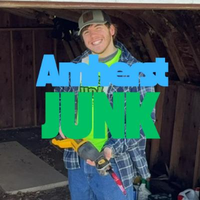Meet one of our hardworking Amherst junk removal pros, proudly serving the 413. Thumbs up for another clean job well done