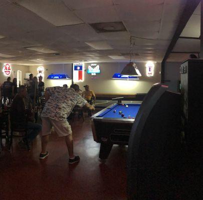 Pool Tournament every Saturday begins @ 3:00 pm is 2:59 pm