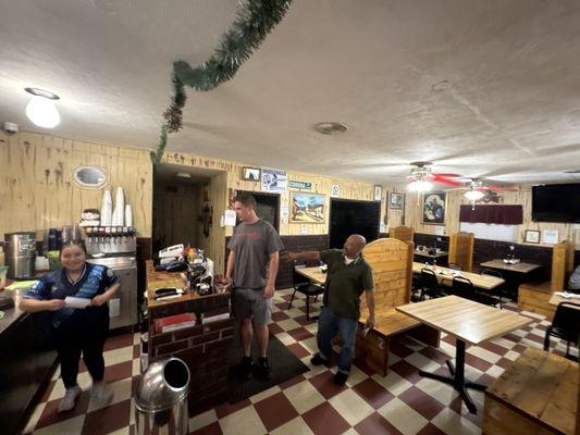 The best f#cking Mexican food in the whole, they smoke everyone everywhere