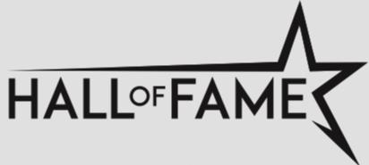 Monochrome HOF logo