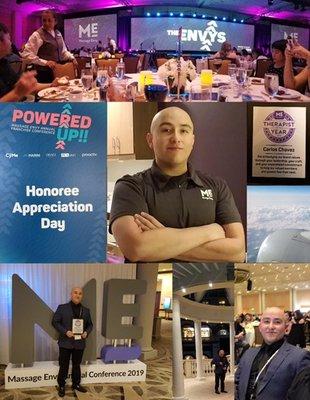 Congratulations to Carlos Chavez for winning the coveted Massage Envy Therapist of The Year. Proud to have you leading the team! #Legend