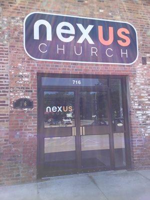 Exterior face of building