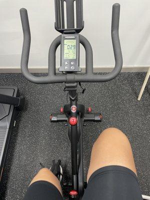 Activation of lower extremities muscles and knee range of motion.