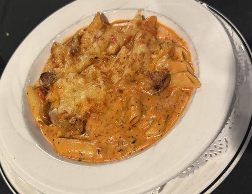 Extraordinarily scrumptious baked Penne is arguably over-the-top deliciousness!