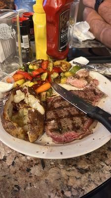 Only thing I ate was the potato!