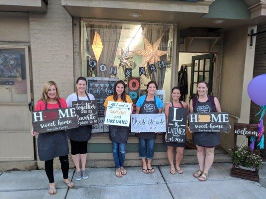 The finished products!