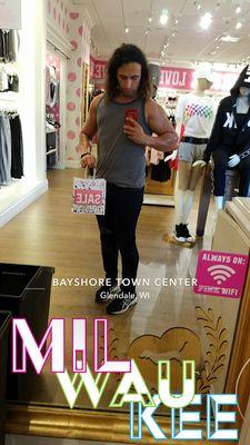 Tfw you let your hair down and instantly feel like you belong in the store