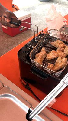 Ms. Ursula wants you to come try her fried ribs.