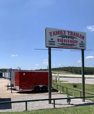 Trailers of all sizes and colors. Cargo/ Enclosed
 Utility and Dump Trailers