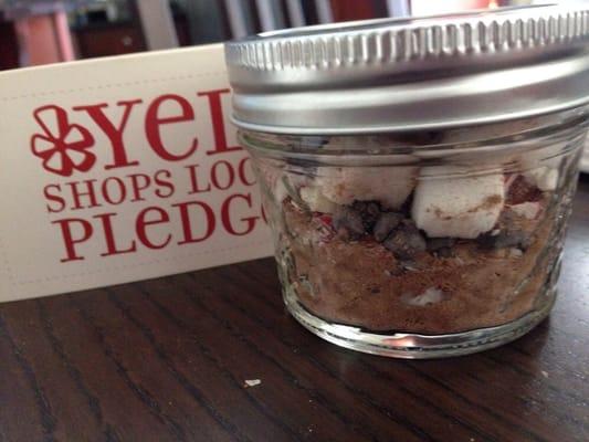 DIY hot chocolate mix at the yelp table!