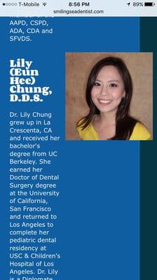 But she lists her full name in the company website.