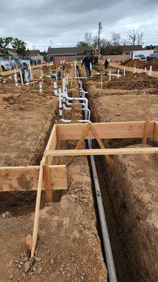 Underground waste for school in orange county