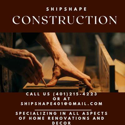 Shipshape Painting an Patching