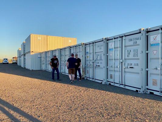 Phoenix Arizona Containers Yard