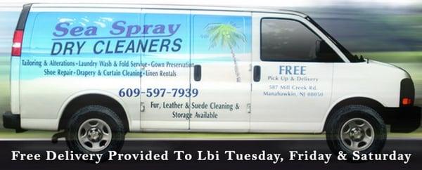 We provide FREE pick-up and delivery!
