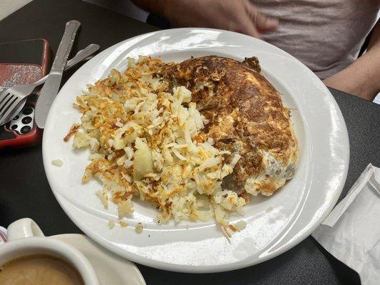 My Denver Omelette (no pepper, add extra tomato).