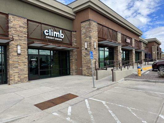 Climb Credit Union entrance