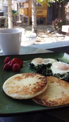 Arepas and Eggs
